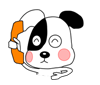 電話犬ロゴ